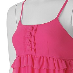 Katia Junior's Ruffle Front Spaghetti Strap Top