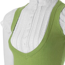 Ci Sono by Adi Junior's Layered Short-sleeve Sweater