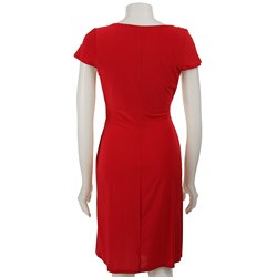 ABS by Allen Schwartz Women's Side-gathered Wrap Dress