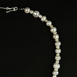 Silver Pearl Necklace (Thailand)