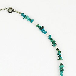 Silver Turquoise and Pearl Necklace (Thailand)