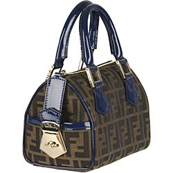 Fendi 'Zucca Vernice' Mini Boston Bag