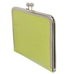 M Collection by Adi Women's Click-it Python Print Clutch