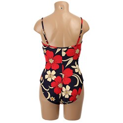 Alicia Simone Women's Floral Print Swimsuit