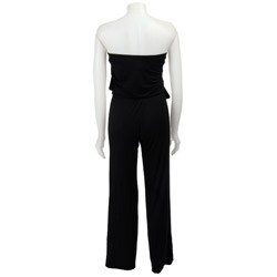 Necessary Objects Wide-leg Knit Romper Suit