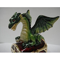 Jeweled Dragon Treasure Box