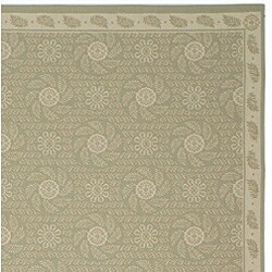 Martha Stewart Pinwheel Riverbed Sage Wool Rug (8'10 x 11'6)