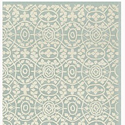 Martha Stewart Bloomery Aloe Cotton Rug (8'6 x 11'6)