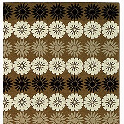 Martha Stewart Solar Garden Fig Wool Rug (8'6 x 11'6)