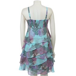 FINAL SALE Kensie Girl Junior's Mosaic Tiered Dress