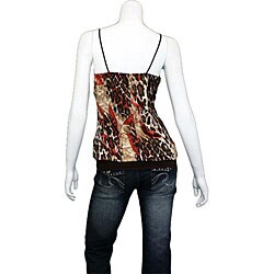 Izzy Junior's Animal Print Spaghetti Strap Shirt