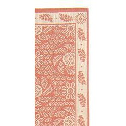 Martha Stewart Pinwheel Cherry Blossom Wool Runner (2'2 x 9'5)