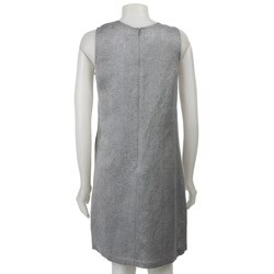 Calvin Klein Women's Front Pleat Sleeveless Dress