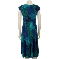 Jones New York Women's Front Knot Matte Jersey Dress