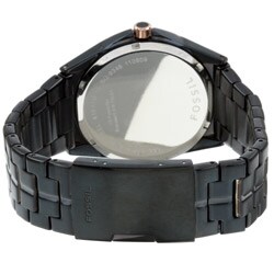 Fossil Men's Black Stainless Steel Watch