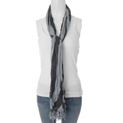 Adi Designs Women's Lightweight Stripe Print Scarf