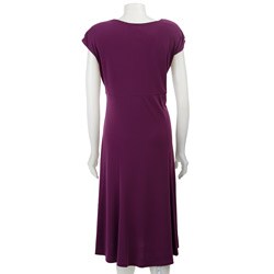 Glamour Women's Plus Size Violet Dress