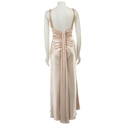 Morgan & Co Junior's Sequined and Beaded Gown