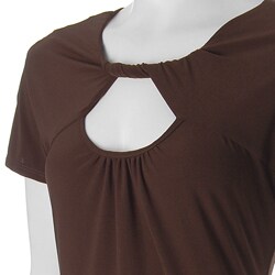Adi Designs by S Max Women's Twisted Keyhole Top