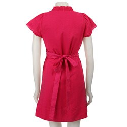 FINAL SALE Max & Cleo Women's Smocked Tie-back Dress