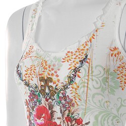 Everyday Brand Junior's Ruffle Floral Print Tank
