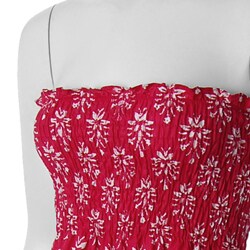 Cute Options Junior's Floral Smocked Tube Maxi Dress