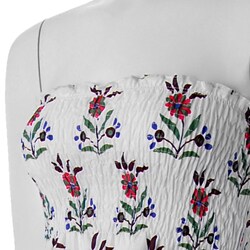 Cute Options Junior's Floral Smocked Tube Maxi Dress