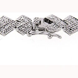 Sterling Silver 1/2ct TDW Diamond Bracelet (J-K, I3)