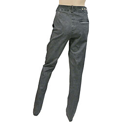 Fornarina Women's Metallic Grey High-waist Pants