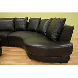 Elmar Premium Leather 3-piece Sectional Sofa