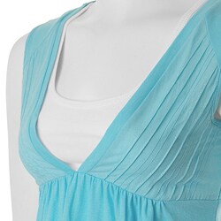 Energie Brand Junior's 2-fer Tie-back Babydoll Top
