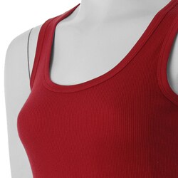 Self Esteem Junior's Close-fitting Ribbed Tank Top