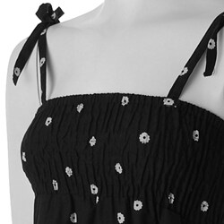 Shana Junior's Smocked Spaghetti Strap Dress