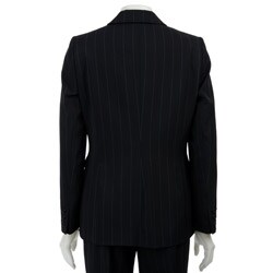 Emily Women's Two-piece Notch Collar Pinstripe Pant Suit