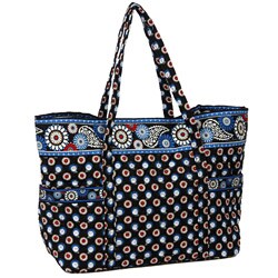 Vera Bradley Night Owl Super Tote Bag - Overstockâ„¢ Shopping - Great ...