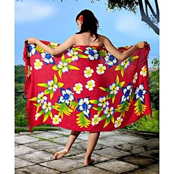 Hawaiian Red Sarong (Indonesia)