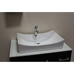 Paris Contemporary Bathroom Vanity with Vessel Sink