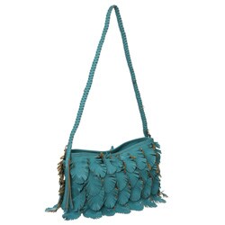 Melie Bianco Feather Shoulder Bag