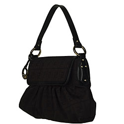 Fendi Zucca Canvas and Vitello Chef Hobo-style Bag