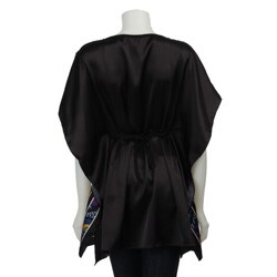 Kaelyn Max Women's Scarf-print Poncho