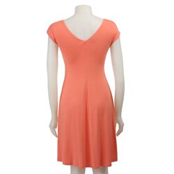 London Times Women's Knotted-front Jersey Dress