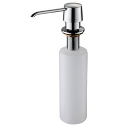 Kraus Brass Single-lever Pull-out Kitchen Faucet and Soap Dispenser