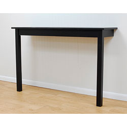 Malley Antique Black Wall Console Table  