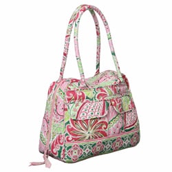 Vera Bradley Pinwheel Pink Bowler Bag