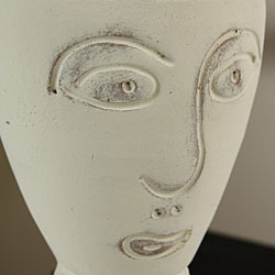 Jill Rosenwald Terra Cotta Face Planter (Honduras)