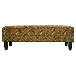 angelo:HOME Pecan Brown Cocktail Ottoman