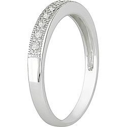 10k White Gold 1/10ct TDW Diamond Wedding-style Ring (H-I, I2-I3)