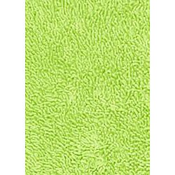 Hand-woven Chenille Green Shag Rug (2'6 x 4'2)