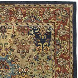 Handmade Heritage Heirloom Multicolor Wool Rug (5' x 8')