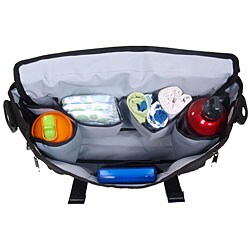DadGear Messenger Red Eastern Sun Diaper Bag